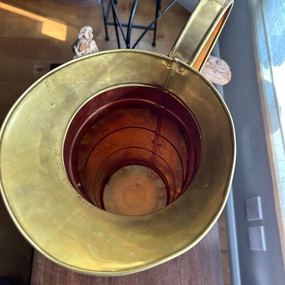 Vintage Copper 5-KAN Coal Scuttle Bucket Umbrella Stand - Picture 8 of 10